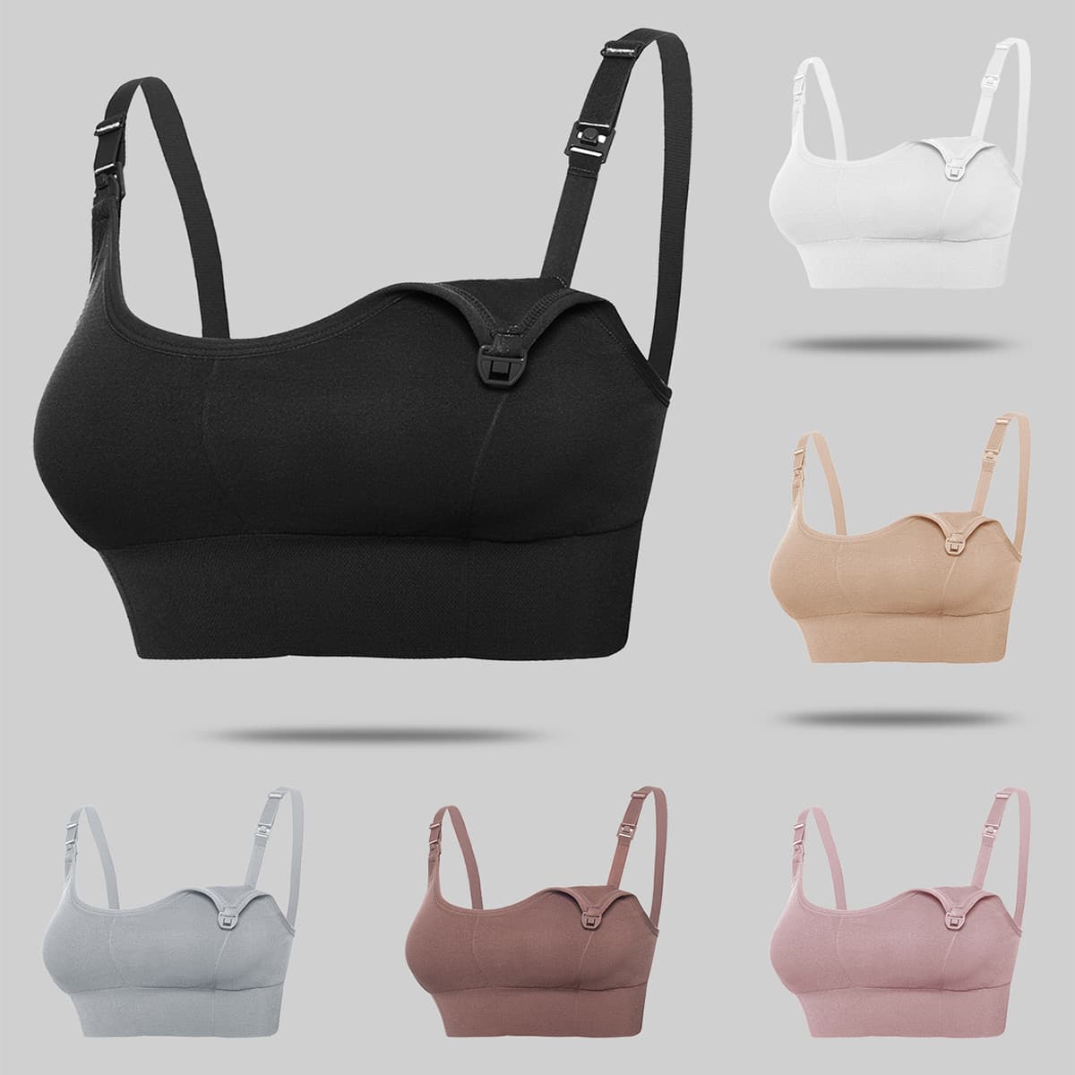 Seamless, comfortable, and unrestricted maternity bras from Europe and America, suitable for all stages of pregnancy and breastfeeding.