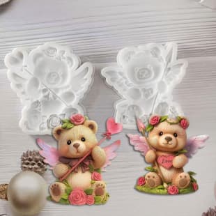 Bear Fondant Cake Mold Chocolate Silicone Cake Decoration Gummy Resin Silicone Tool