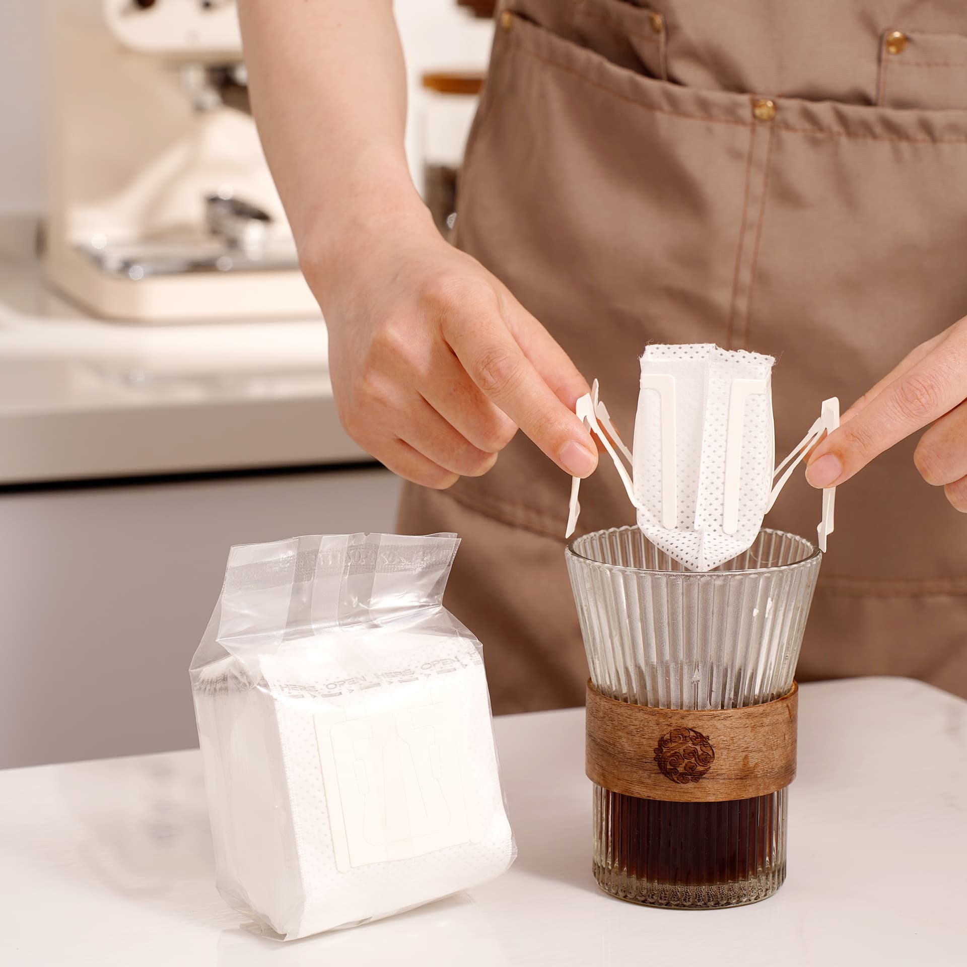 Drip Coffee Filter Bags, Hanging Ear Style, Disposable Coffee Filter Paper, Pour Over Coffee Bags