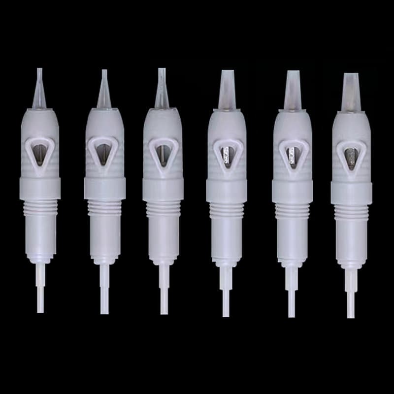 Gray screw mouth Xia Meng machine needle tattoo embroidery full throw spiral integrated needle generation Xia Meng MTS fog eyebrow blunt needle micro needle