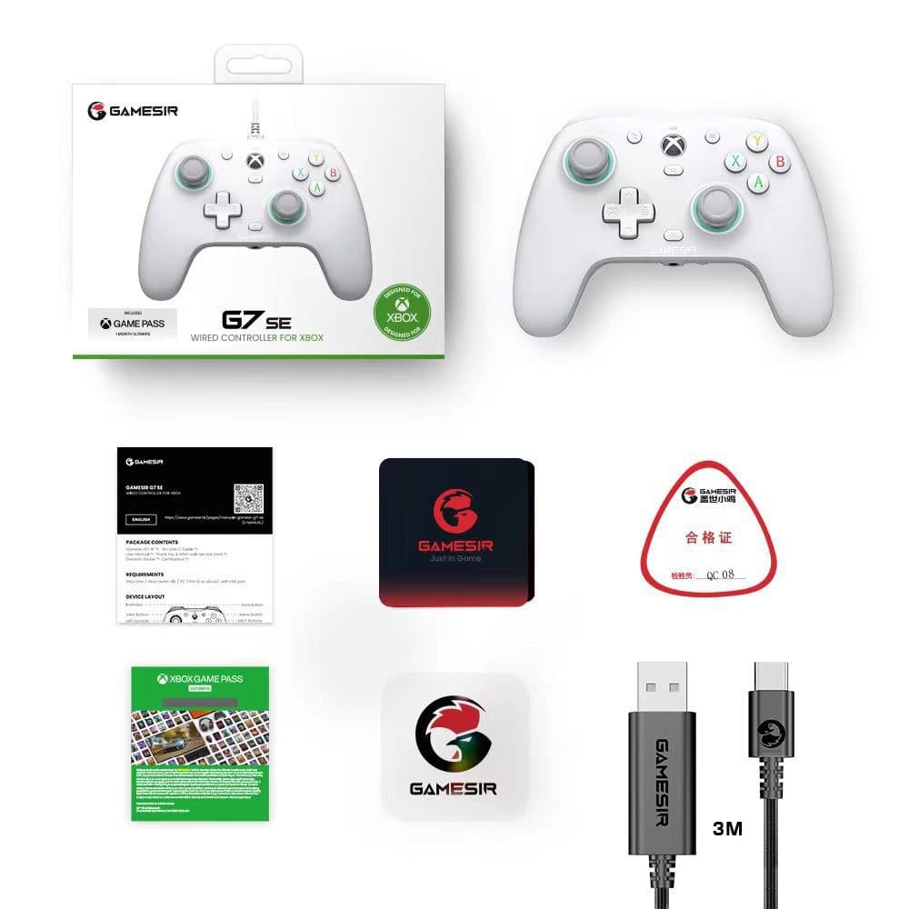 GameSir G7 SE Wired Gaming Controller for PC Steam Hall Effect Joystick