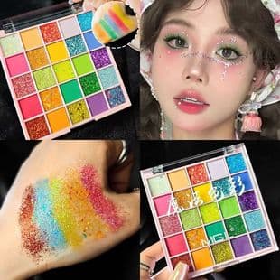 Children's Stage Festival Cosmetics 25-color Super Sparkle Performance Pearl Glitter Fine Shimmer Sparkle Performance Makeup