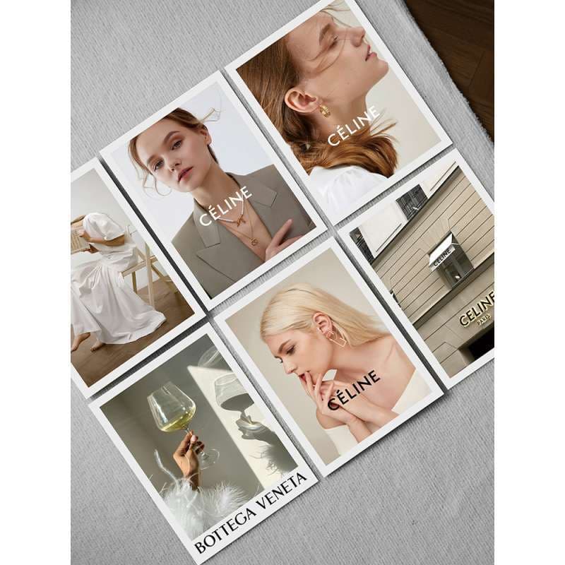 Ins Large Card Photo Prop, Clothing Store Magazine Decoration Shooting Props Model Cover Influencer Background Paper