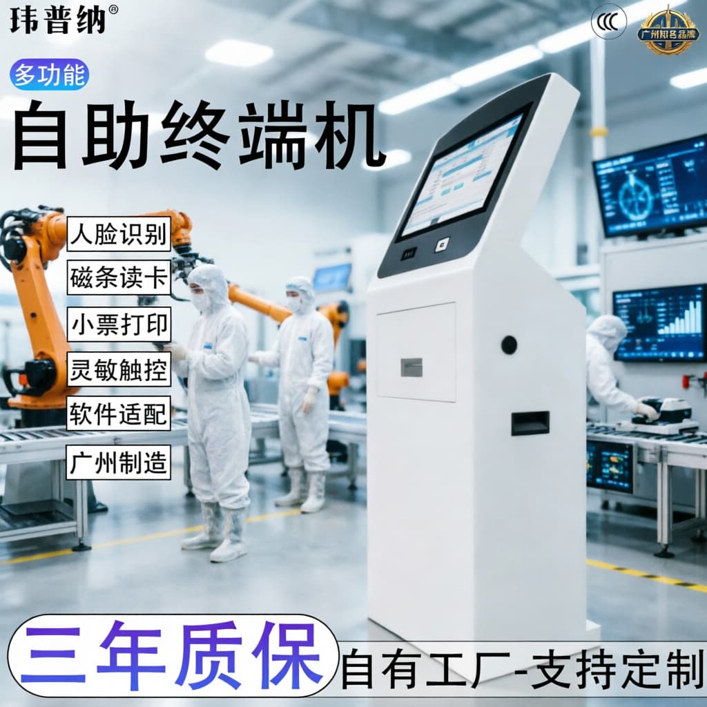 Industrial computer station reporting floor cabinet type all-in-one machine touch screen query all-in-one machine industrial self-service terminal cabinet
