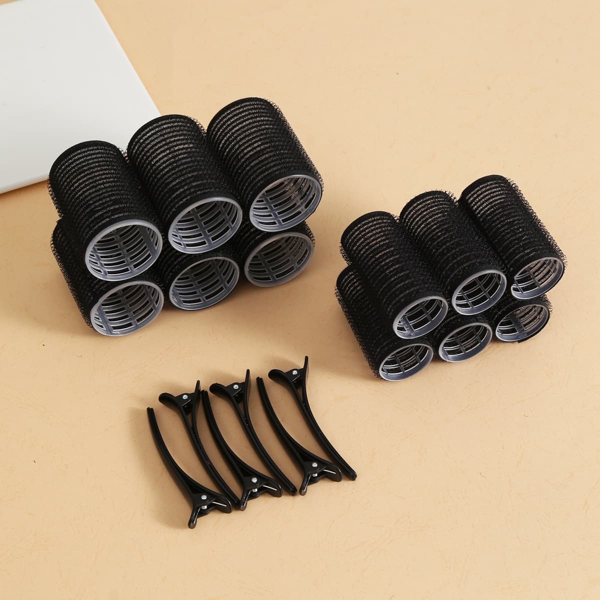 Manufacturer Direct Cross-border Bangs Roller Curling Rod, Curling Clip, Curler, Plastic Self-Adhesive Magic Curl Tool