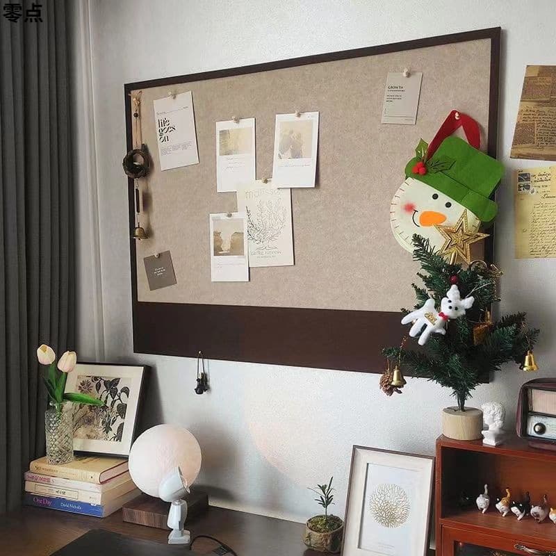 Felt photo board photo wall background board felt bulletin board message board culture wall background living room photo display