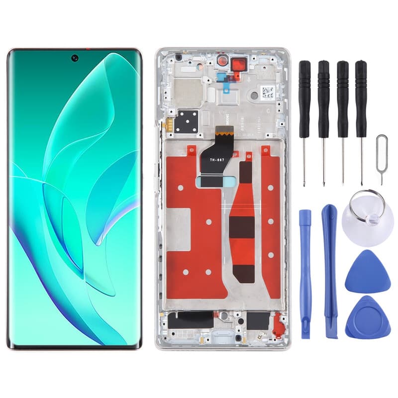 For Honor 60 LCD Screen Assembly with Frame, LCD Touch Screen Digitizer