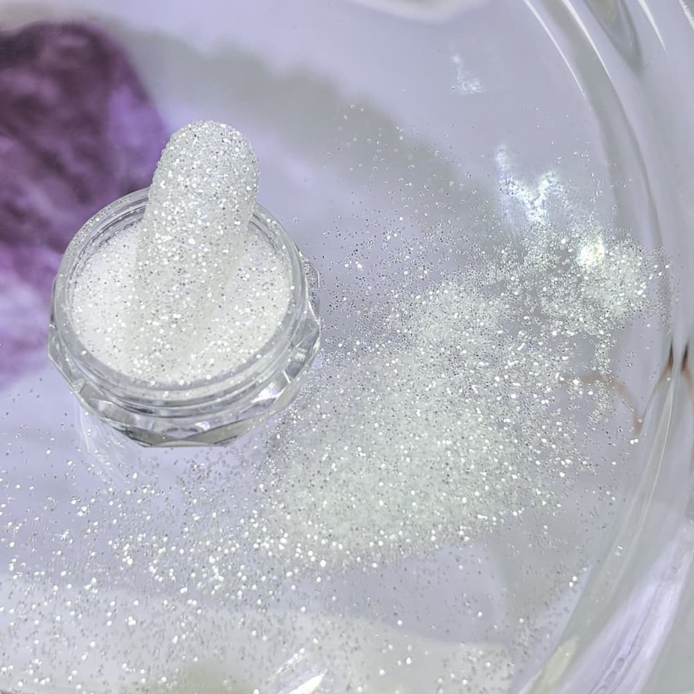 Cross-border popular nail art crystal crushed diamond powder glitter sequin powder colorful silver diamond powder girl's nail art sugar powder