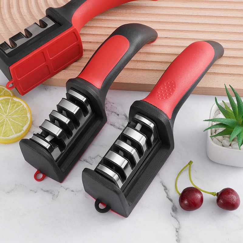 Handheld Rapid Knife Sharpener for Home Use, New Kitchen Polishing Tool with Multi-function Three or Four-Stage Design