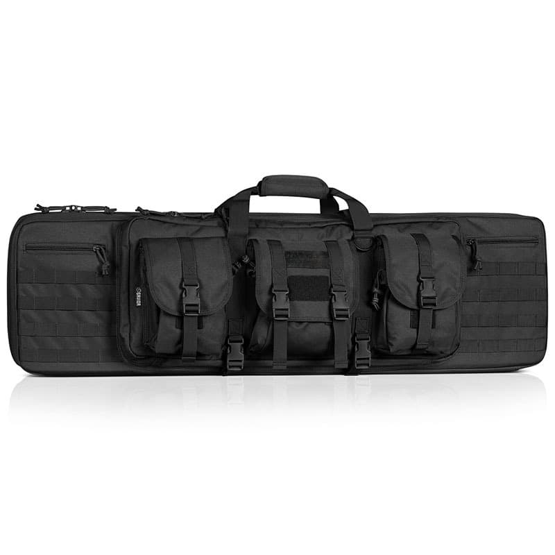 Cross-border new product tactical gun bag, outdoor tactical launcher, double-layer storage bag, shoulder gun bag, multi-functional fishing gear bag