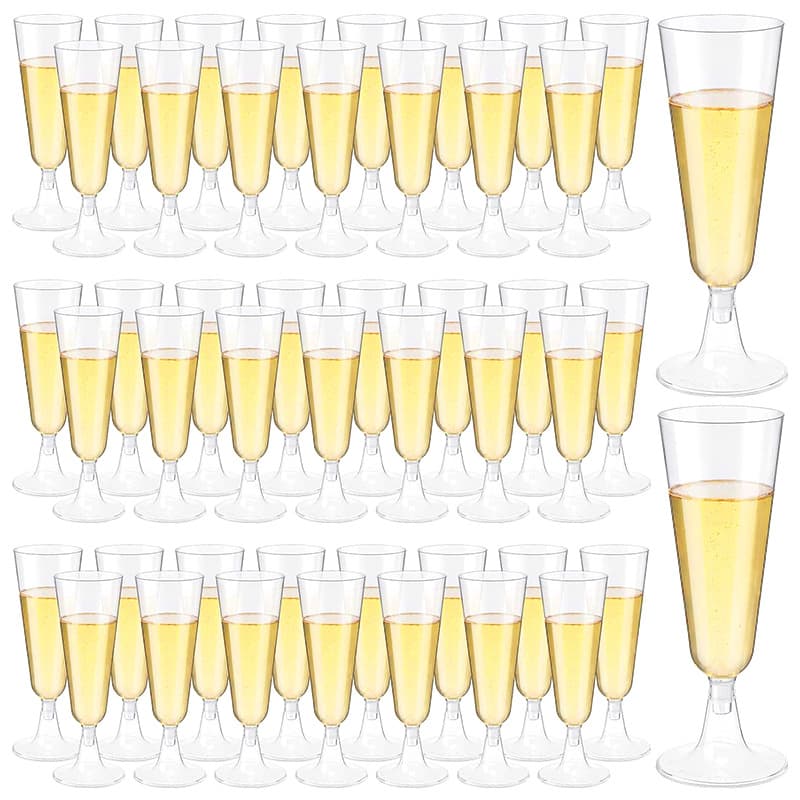 Cross-border special supply of disposable plastic champagne glasses, transparent tall shot glasses, party supplies, cocktail glasses, red wine glasses