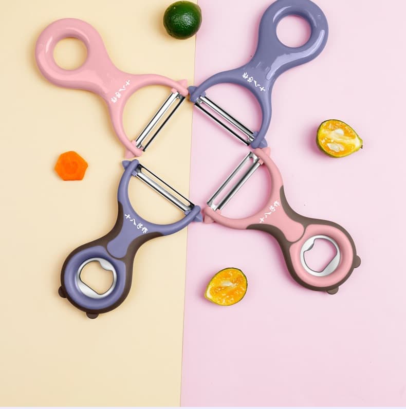 Shibazi peeling knife, kitchen multi-purpose stainless steel potato peeler, fruit and melon parer.