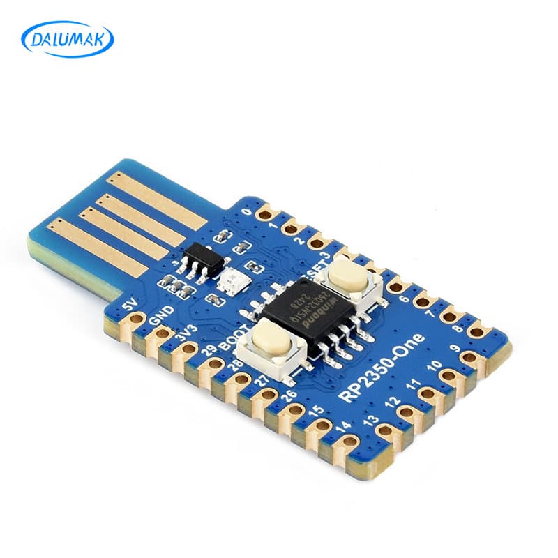 Raspberry Pi RP2350A development board, RP2350-One microcontroller, MicroPython motherboard