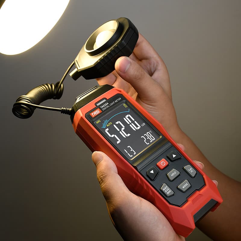 Digital Lux Meter Light Intensity Tester High Precision Illuminance Measurement Tool For Indoor Outdoor Use