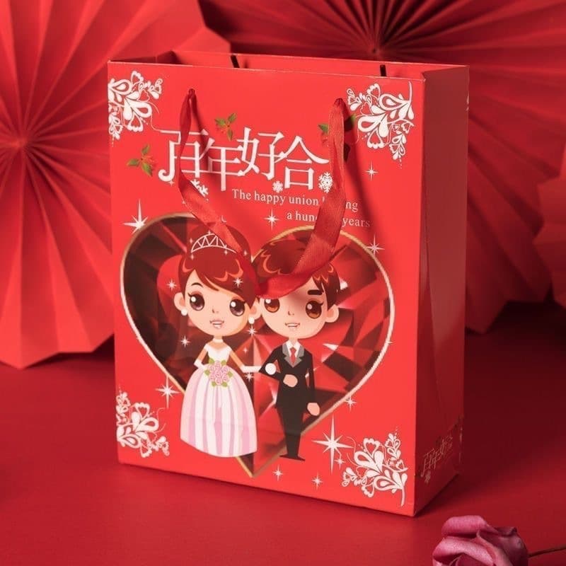 Wedding Candy Wedding Candy Gift Box Supplies Gift Box Return Gift Wedding Tote Bag Creative Sugar Box Gift Bag