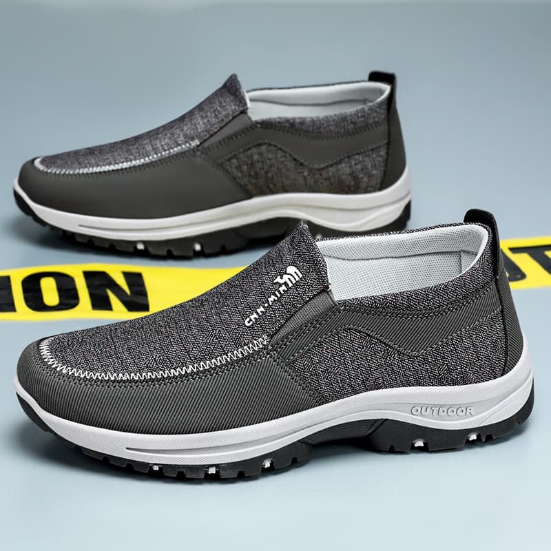 Men's Breathable New Non-Slip Old Beijing Cloth Shoes Middle-Aged and Elderly Walking Shoes Versatile Slip-On Dad Shoes