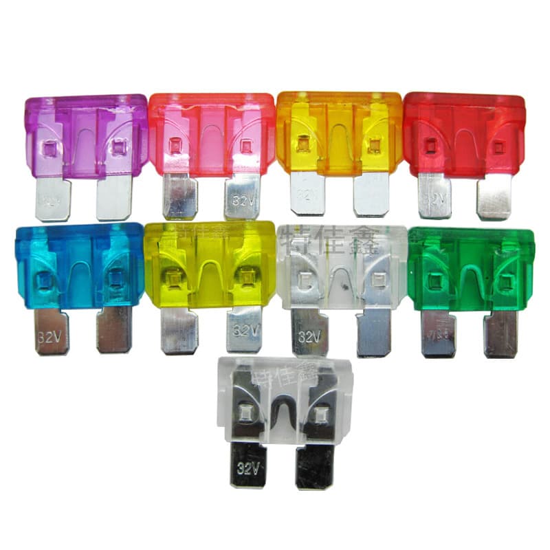 Car blade fuse Medium blade fuse Medium car fuse 5A 10A 15A-50A