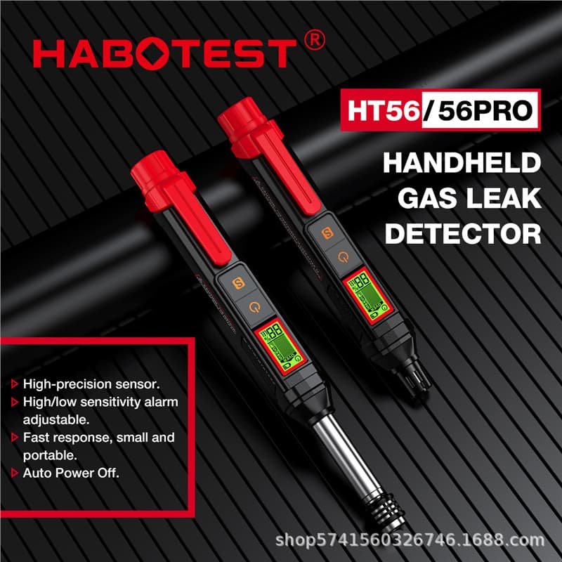 HABOTEST HT56PRO Combustible Gas Detector Alarm Natural Gas Leak Detector