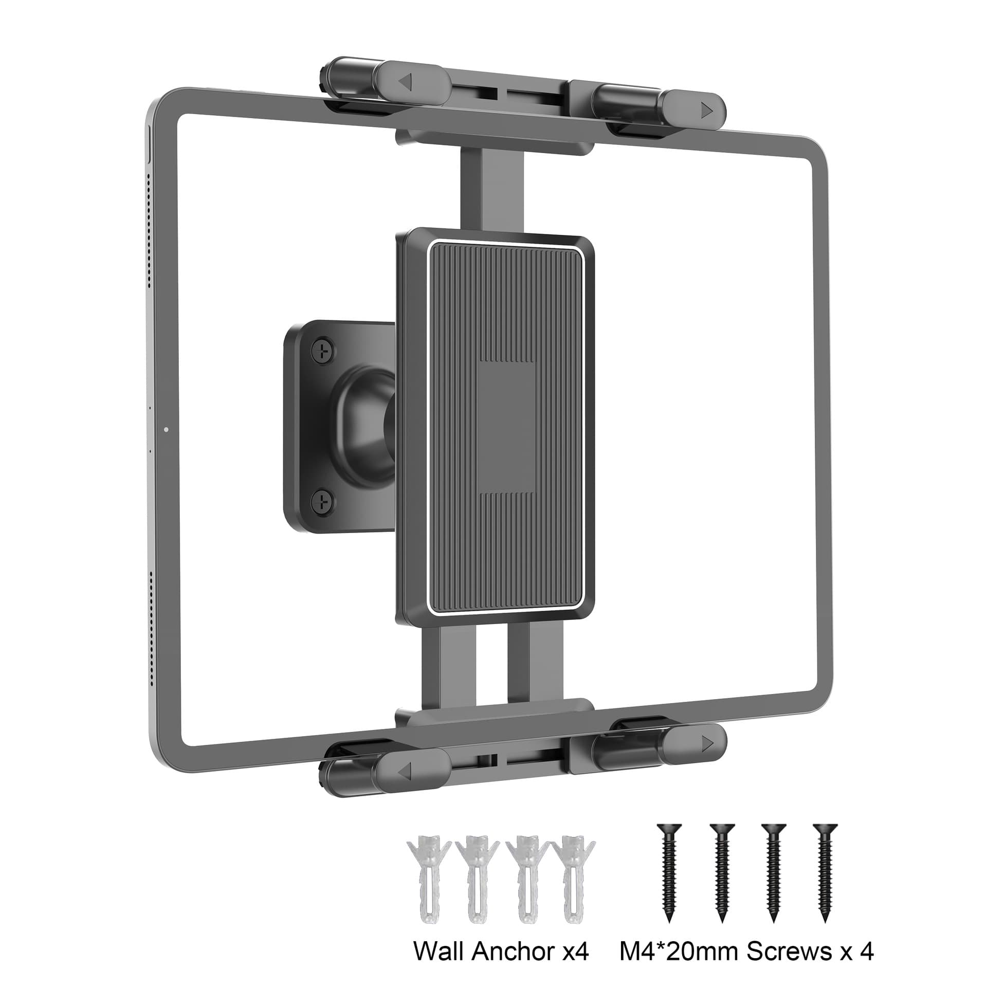 Milener wall-mounted kitchen cement board wall 4.7-inch to 15-inch mobile phone tablet universal holder