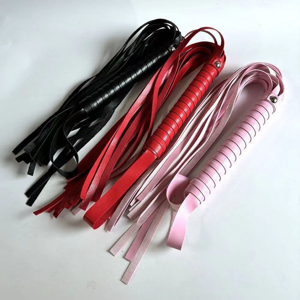 SM Festival Performance Prop PU Leather Whip, Dance Flirtation Cosplay Whip, Photo Teaching Whip, Fringe Erotic Toy