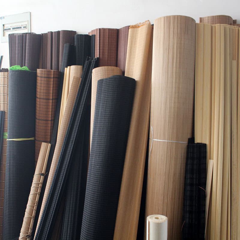 Homestay bamboo mat decoration ceiling, farmhouse hotel renovation bamboo woven mat, semi-finished bamboo cool mat materials wholesale.