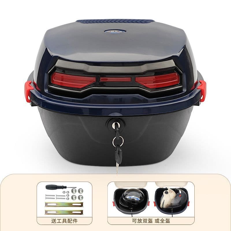 Large Universal Electric Vehicle Trunk, Princess Scooter Rear Tail Box, Electric Thickened Storage Box