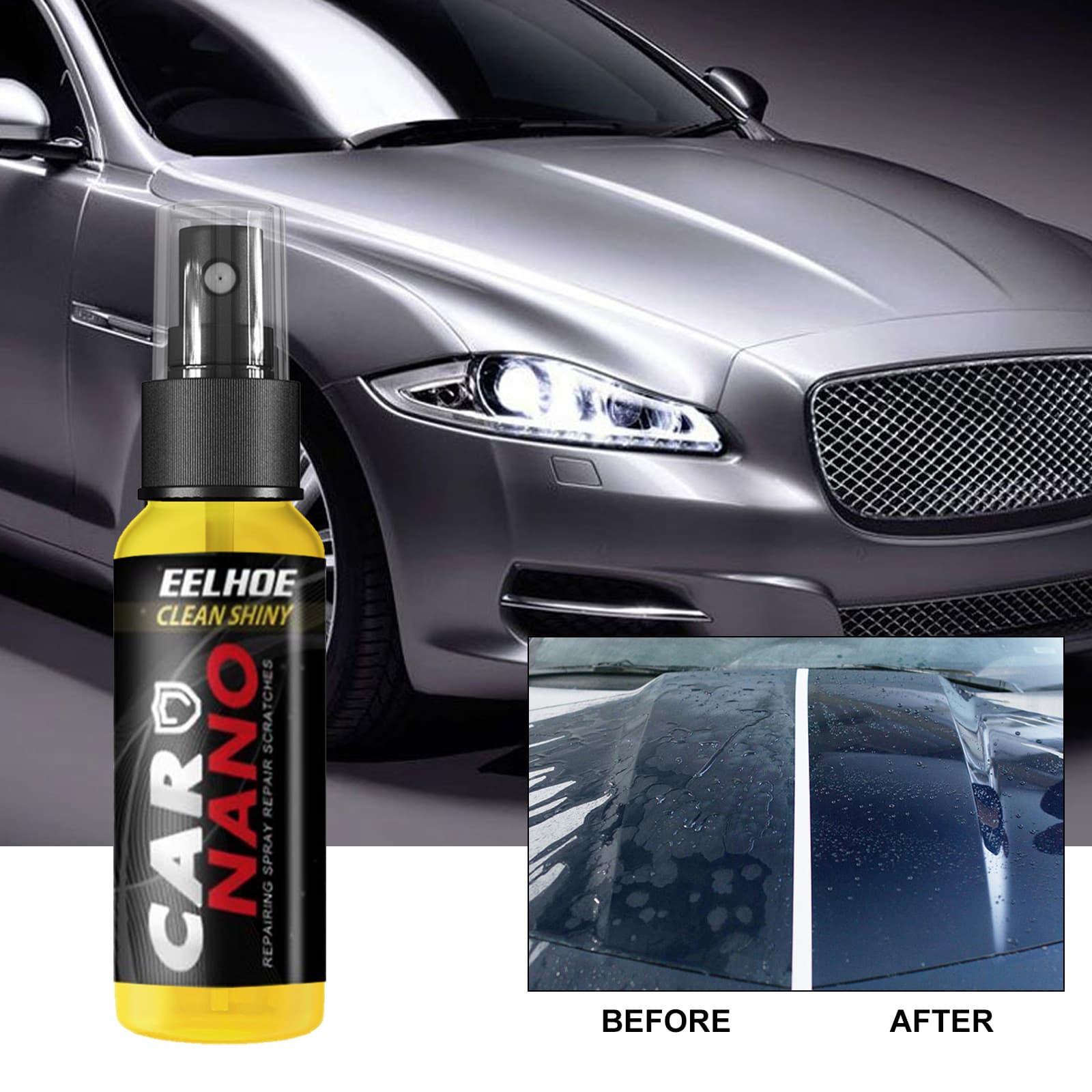 EELHOE Car Care Spray - Windshield Clarity Enhancer for Clear Driving