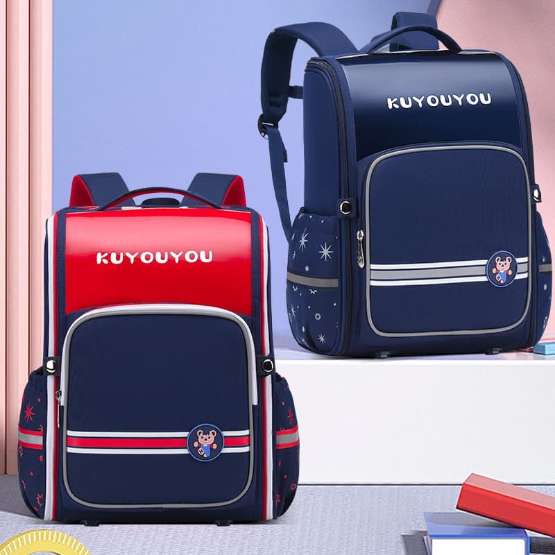 2023 new children's schoolbags, 1-6th grade primary school boys and girls 6-12 years old, burden-reducing space all-in-one bag