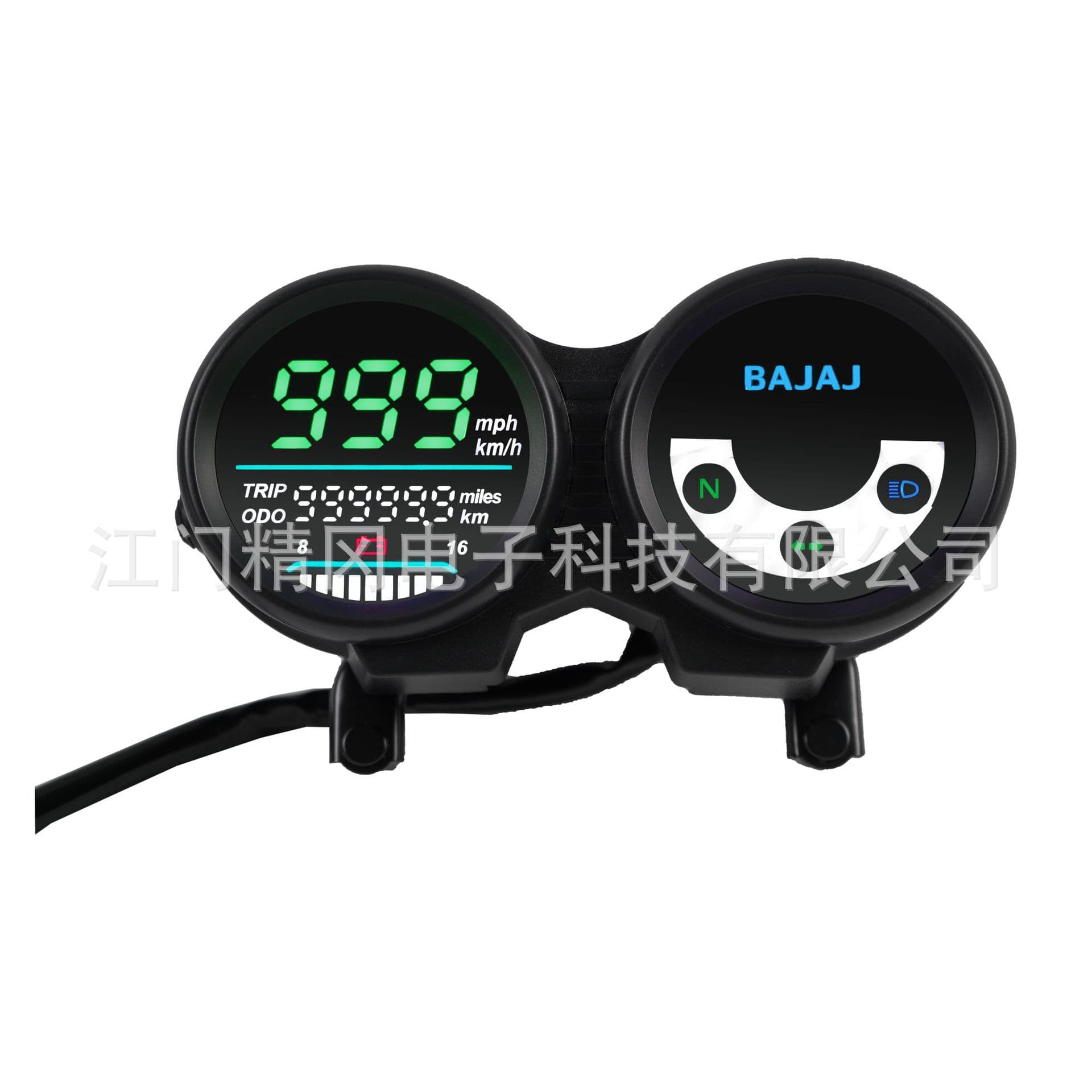 South America Motorcycle Instrument Bajaj CT100 Instrument LED Display