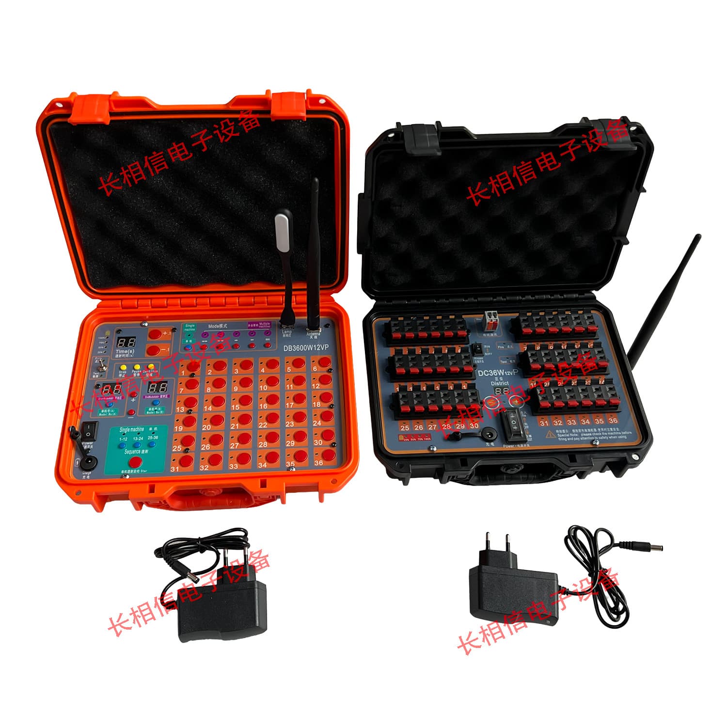 Upgraded Version 1 Host 1 Extension Single Unit 36 Channels with Open/Close Door Running Effect, Optional Partition Range
