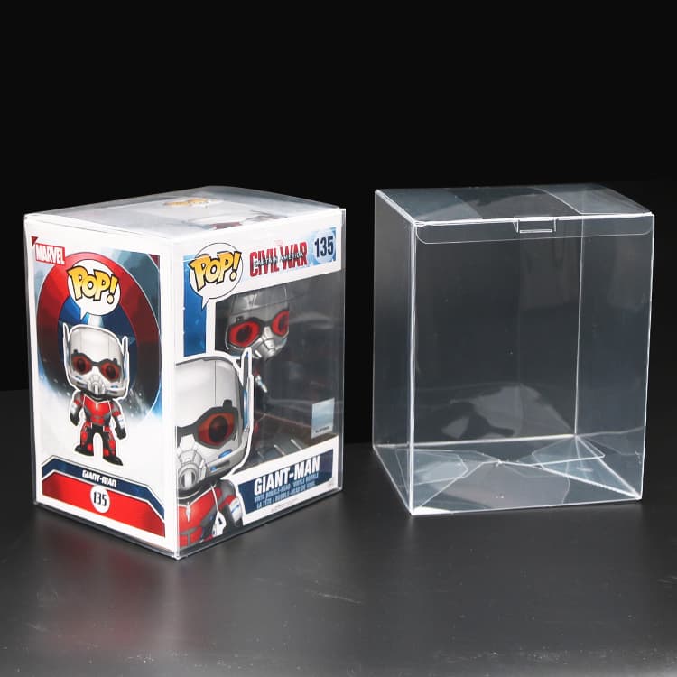Wholesale Funko Pop Collection Protector Box 0.35/0.5mm 4-Inch Transparent Display Case