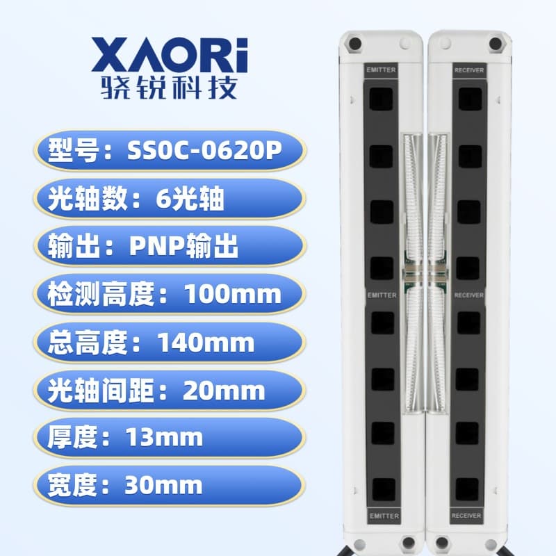 SS0C-H0620P Area-Type Safety Light Curtain Screen Photoelectric Protector