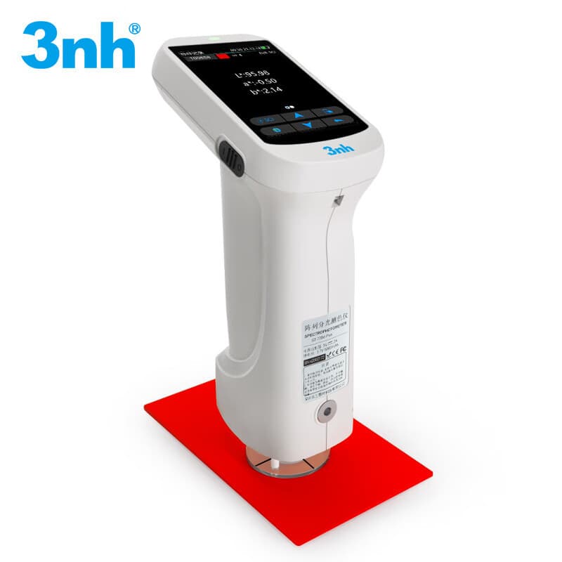 3nh Colorimeter CR-10 Spectrophotometer for Textile Dyeing, Plastics, Hardware, and Paint, Portable Colorimeter