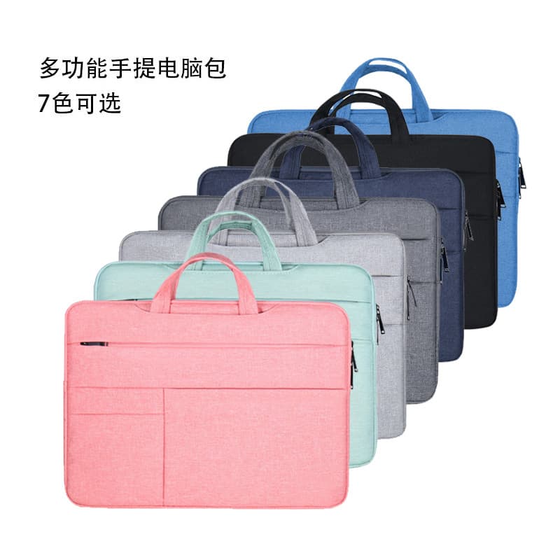 Laptop bag suitable for Apple Huawei notebook liner bag 14/15.6 inch multi-pocket tablet bag hand carry