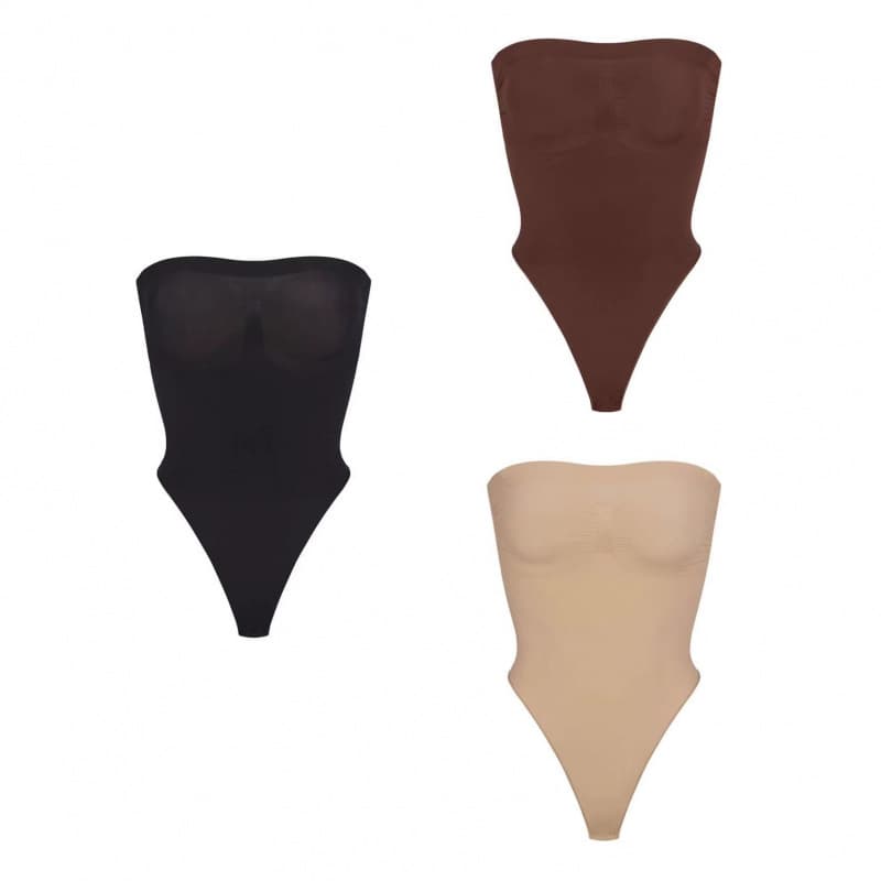 skims elastic bandeau jumpsuit seamless breathable sexy jumpsuit hot girl slim sexy camisole for women