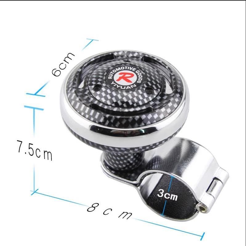 Steering Wheel Assist Ball, Metal Bearing Type, Universal for Trucks, One-Hand Steering Aid