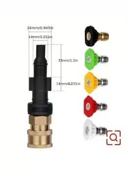 Cross-border Karcher Lava Car Wash Foam Cannon Adapter 1/4 Quick Connect Gun Head High Pressure Washer Accessories