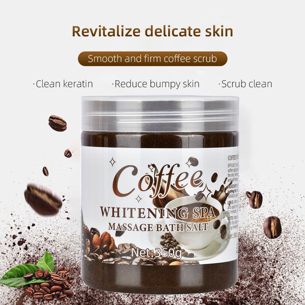Cross-border Coffee Foot Scrub Bath Salt Exfoliating Foot Scrub Sea Salt