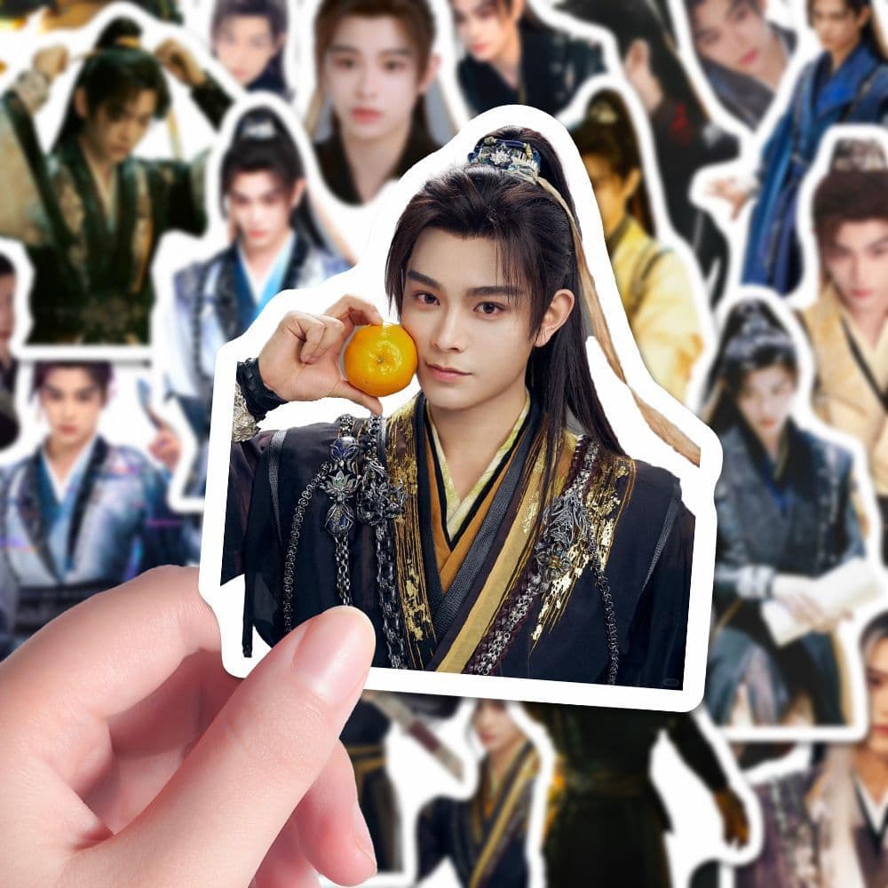 112 Ding Yuxi Mu Sheng Stickers - Eternal Night Star River Costume Drama Stills, Viral Aesthetic Photos, Decorative Phone Stickers