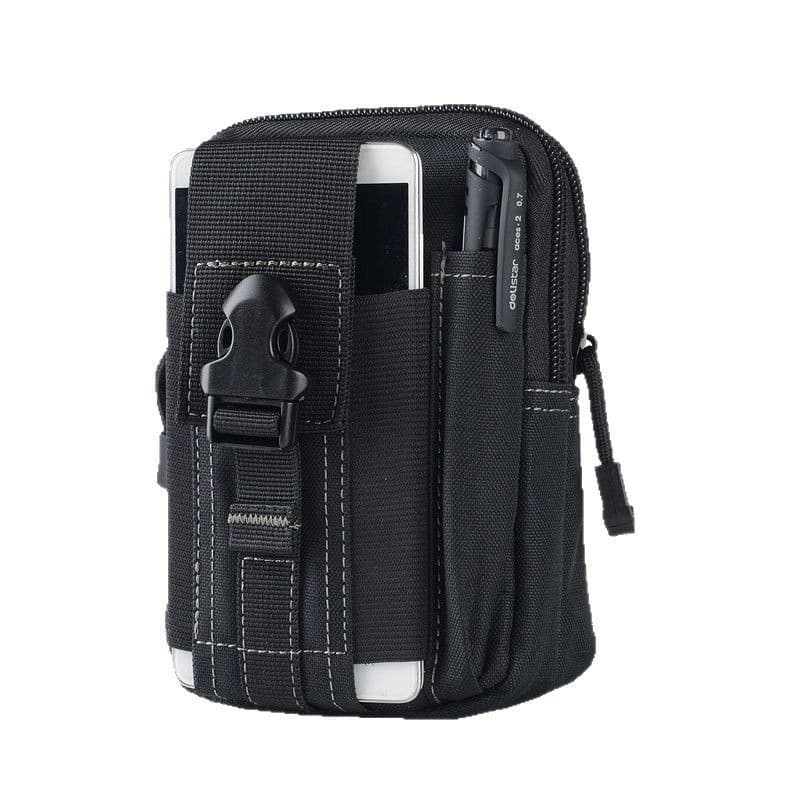 Cross-border Outdoor Sports Molle Tactical Waist Bag Men's 5.5/6 Inch Waterproof Phone Bag Wear Belt Running Hanging
