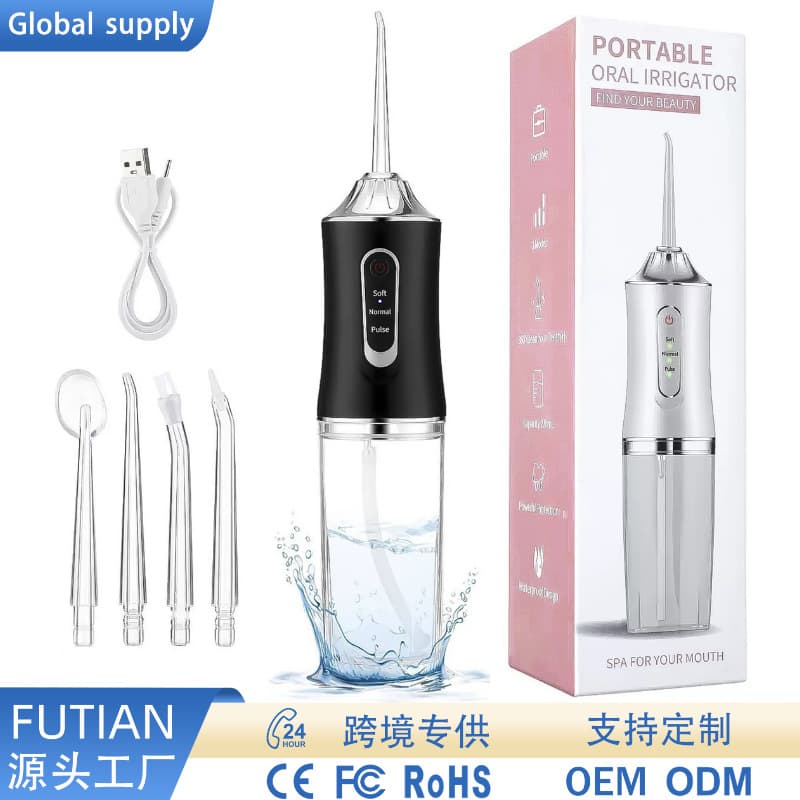 Cross-border Oral Irrigator Dental Water Flosser Portable Smart Teeth Cleaner for Tartar Removal