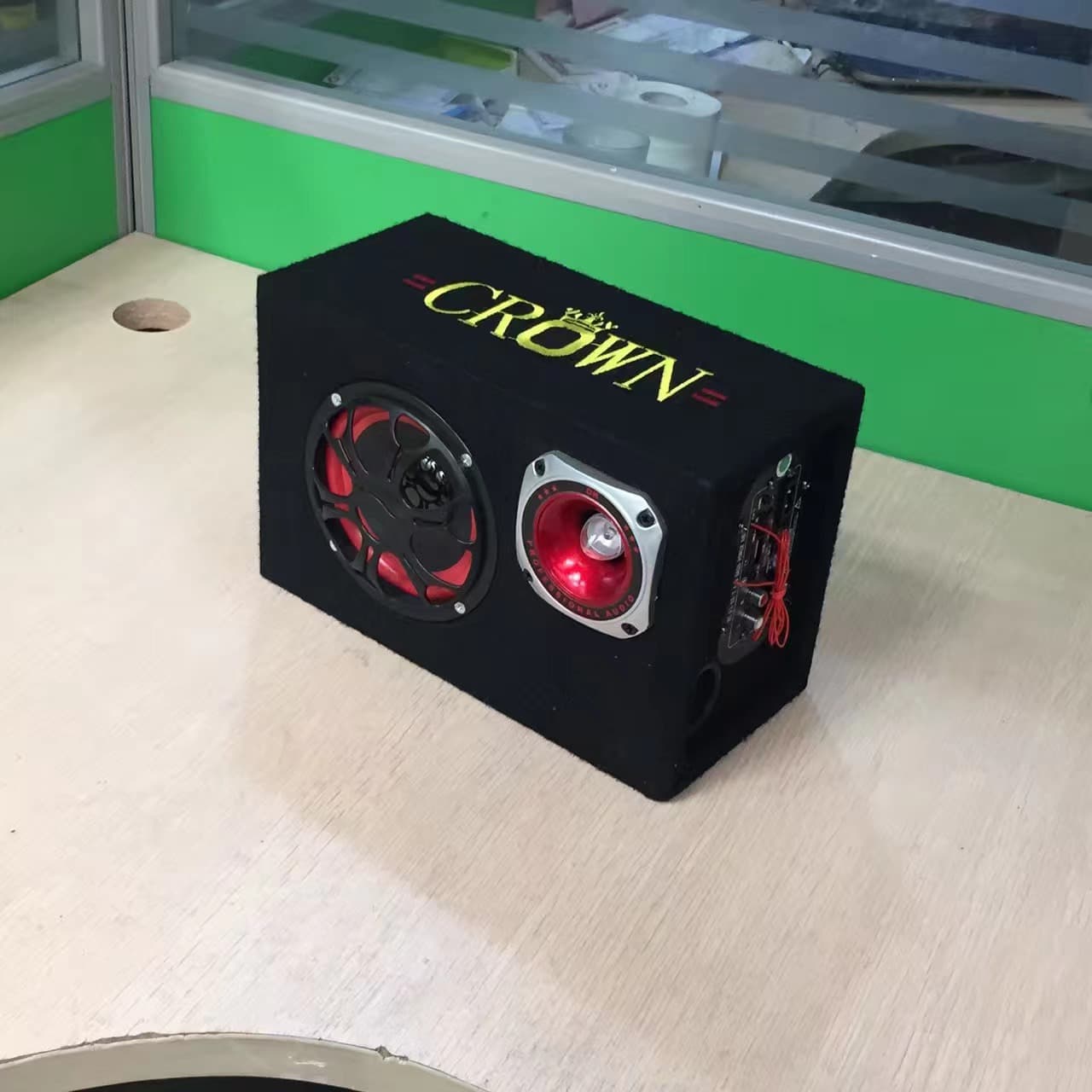 Manufacturer car subwoofer square 12v220v audio with bluetooth high power bluetooth speaker