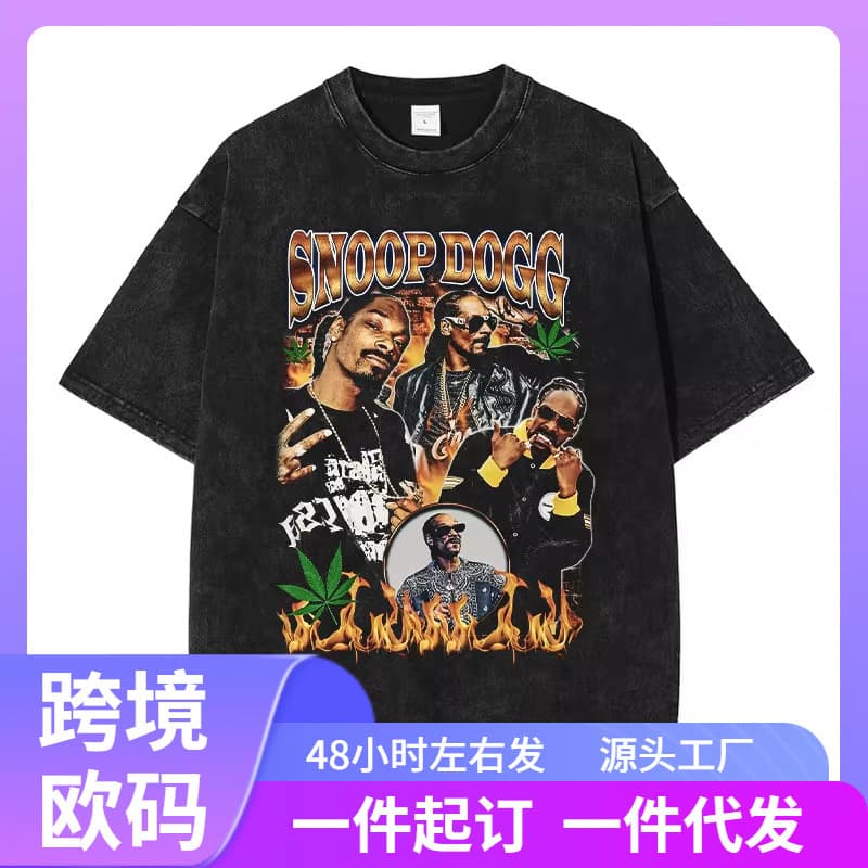 Snoop Dogg t Shirt Hip Hop Rapper Snoop Doggy Lion Tops Tee Shirt