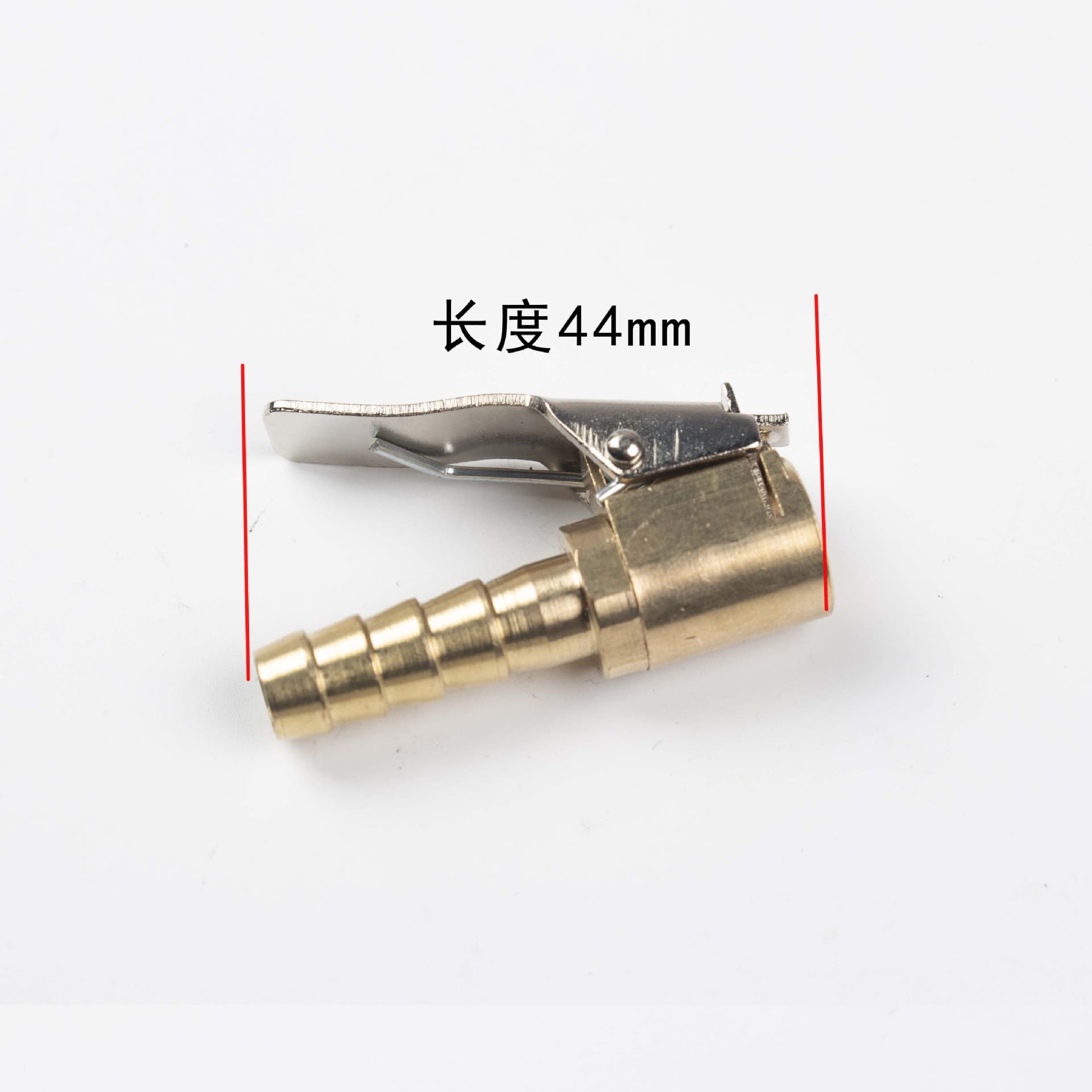 Brass Valve Stem Air Pump Adapter Clip-on Air Nozzle Tire Quick Inflator Air Hose Chuck