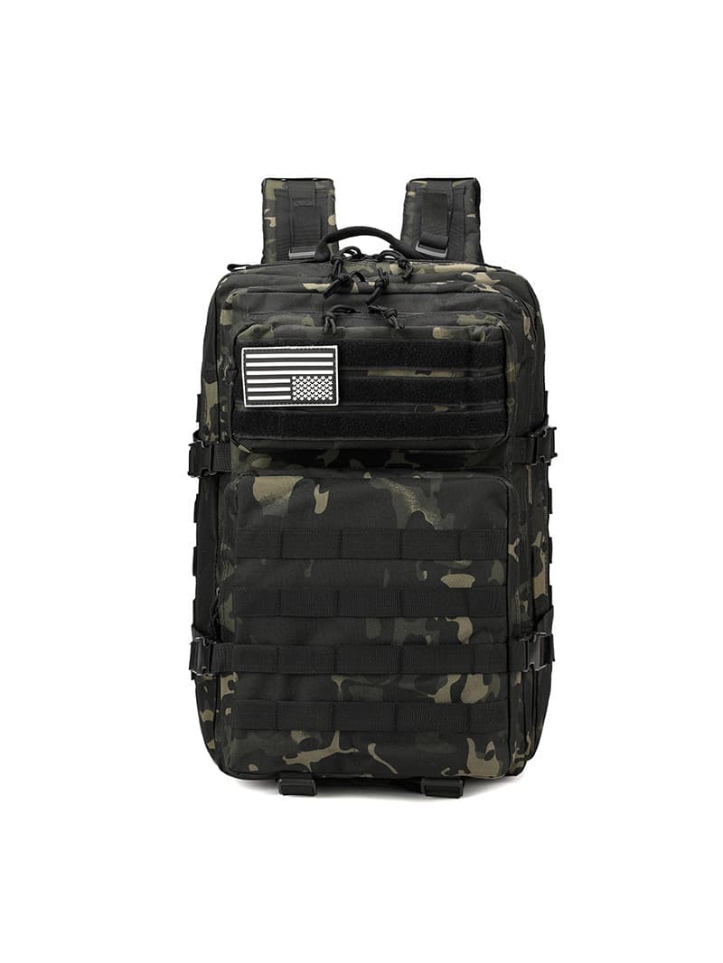 Dropshipping Outdoor Tactical Backpack Waterproof Wear-Resistant Large Capacity Mountaineering Hiking Travel Bag Camping Bag Cross-Border