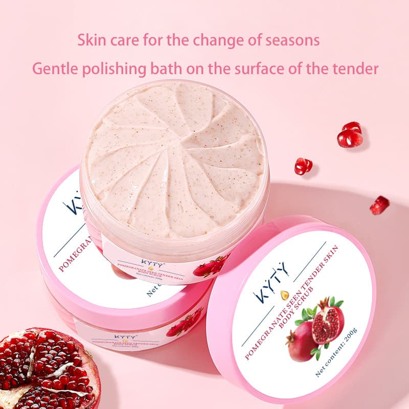 Pomegranate Seed Exfoliating Body Scrub Removes Dead Skin, Cleanses, Softens Keratin, Cross-border Scrub