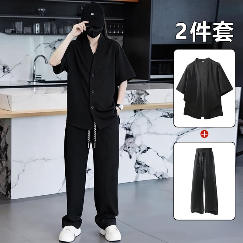 Summer Bestseller Short Sleeve Top and Shorts Set / Short Sleeve Top and Pants Set Casual Fashion Couple Sportswear