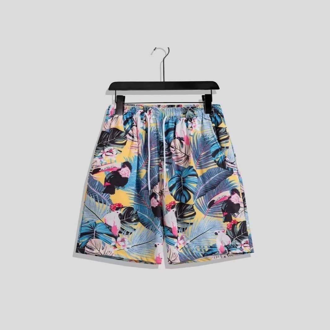 Summer sports quick-drying loose men's shorts summer large pants beach pants five-point travel casual pants men's trend