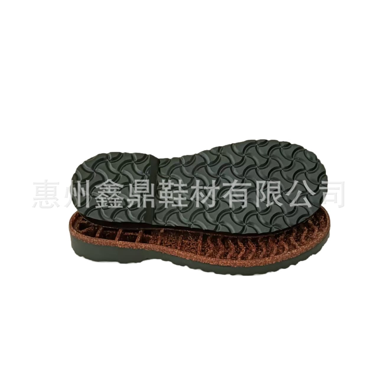 Factory direct supply wear-resistant Birkenstock rubber big toe, dual-color rubber transparent soles, shoe materials