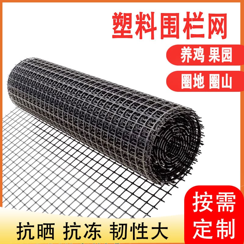 Custom Breeding Geogrid, Chicken Fence Net, Greenhouse Bird Barrier, Corn Circle Outdoor Household Plastic Grid
